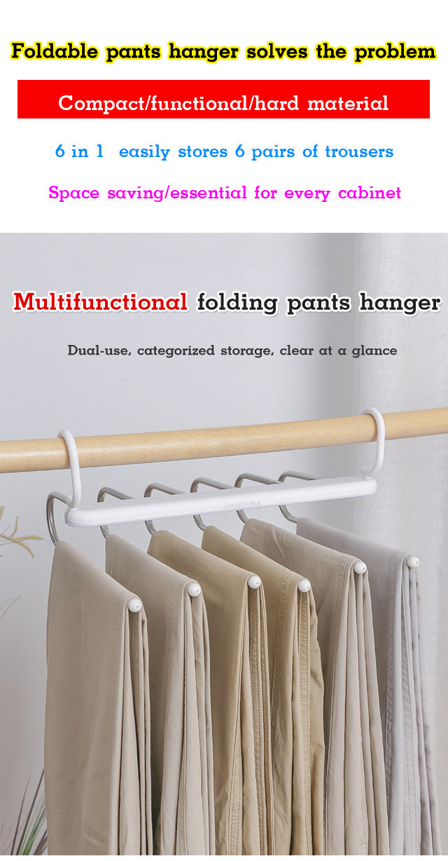 6 in 1 Folding Pant Hanger