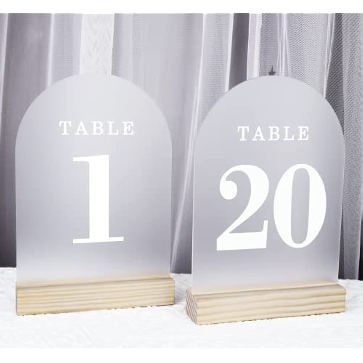 Wedding Table Numbers 1-10, 1-15, 1-20, 1-25, 1-30