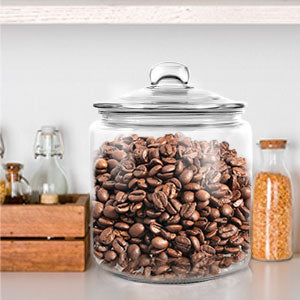 Clear Glass Storage Jar