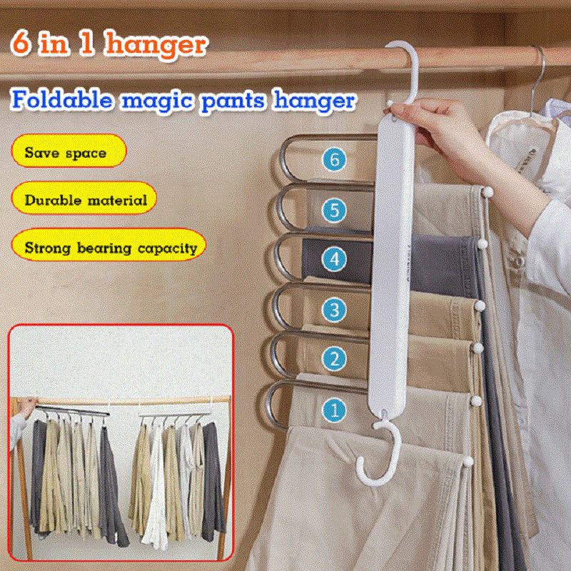 6 in 1 Folding Pant Hanger