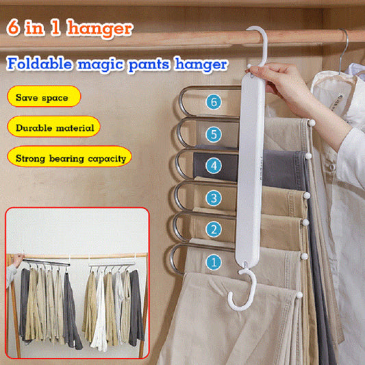 6 in 1 Folding Pant Hanger