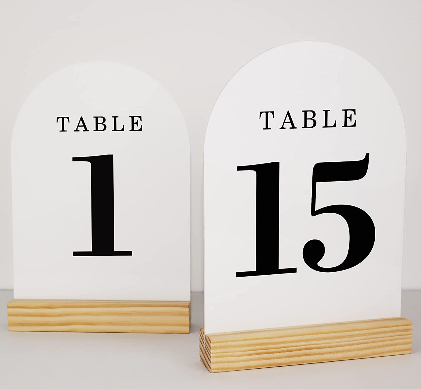 Wedding Table Numbers 1-10, 1-15, 1-20, 1-25, 1-30