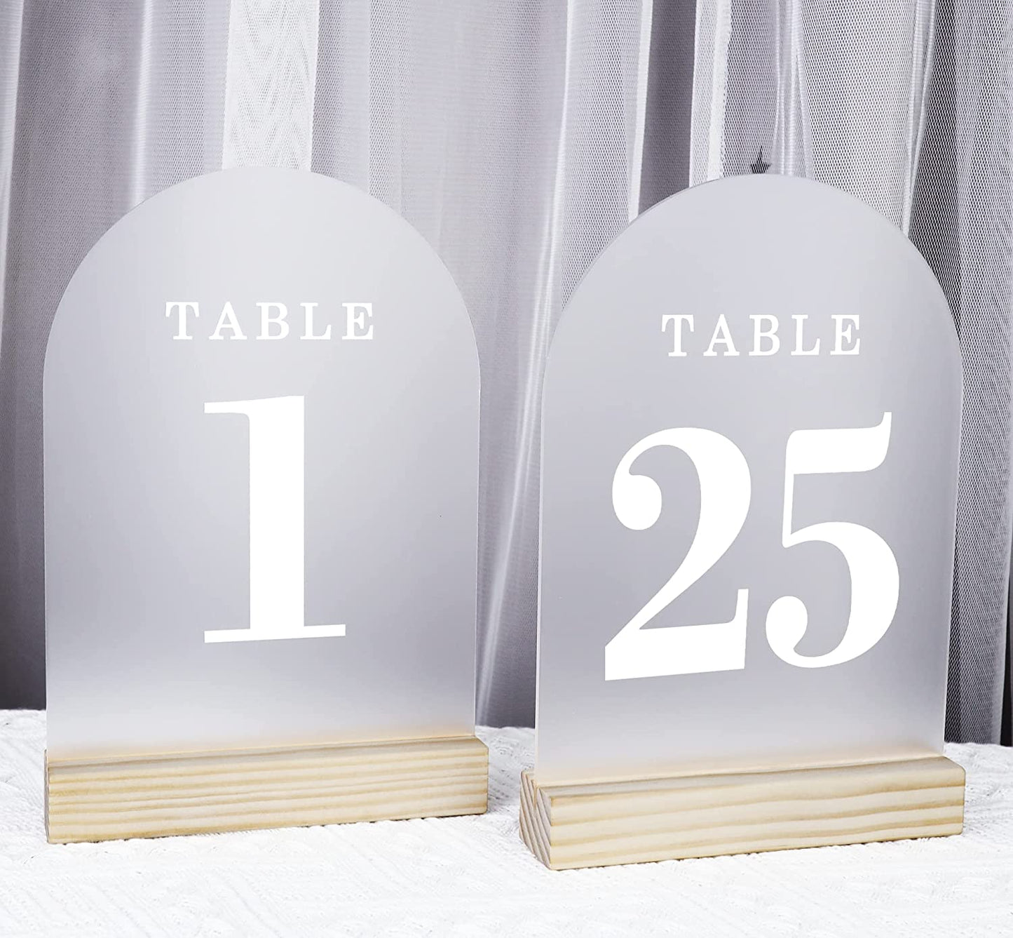 Wedding Table Numbers 1-10, 1-15, 1-20, 1-25, 1-30