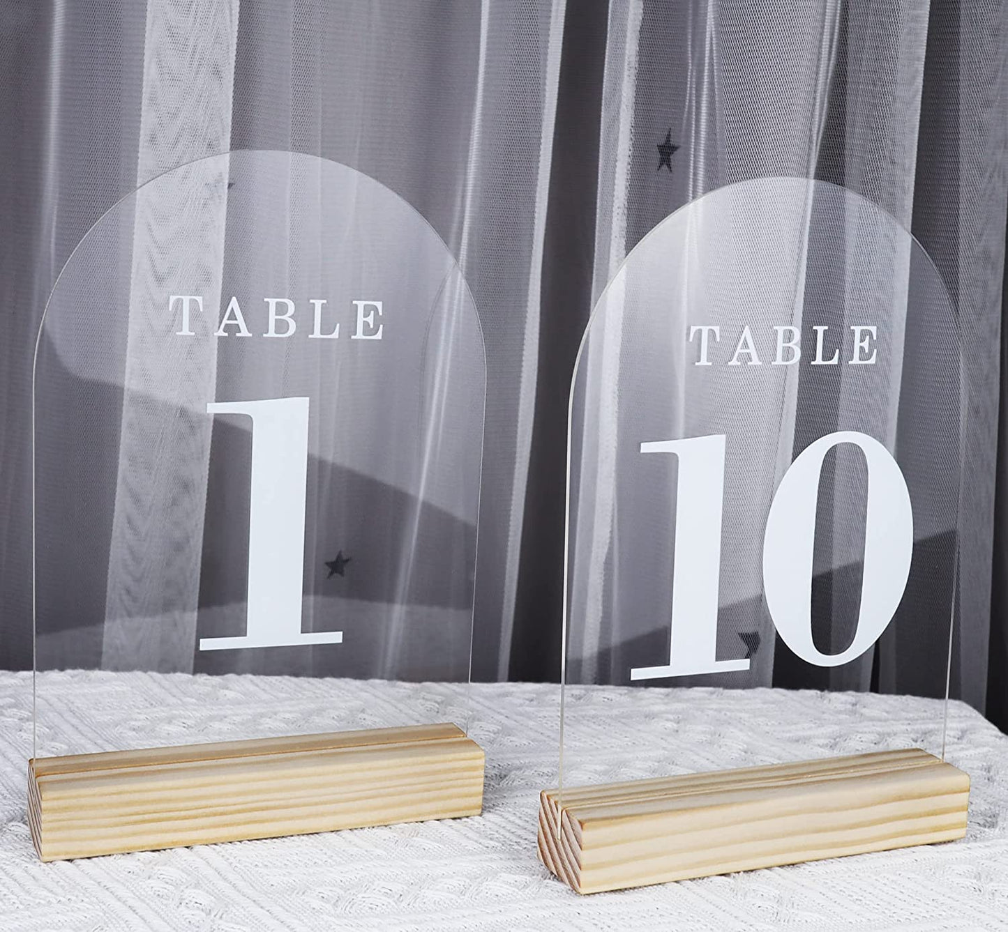 Wedding Table Numbers 1-10, 1-15, 1-20, 1-25, 1-30