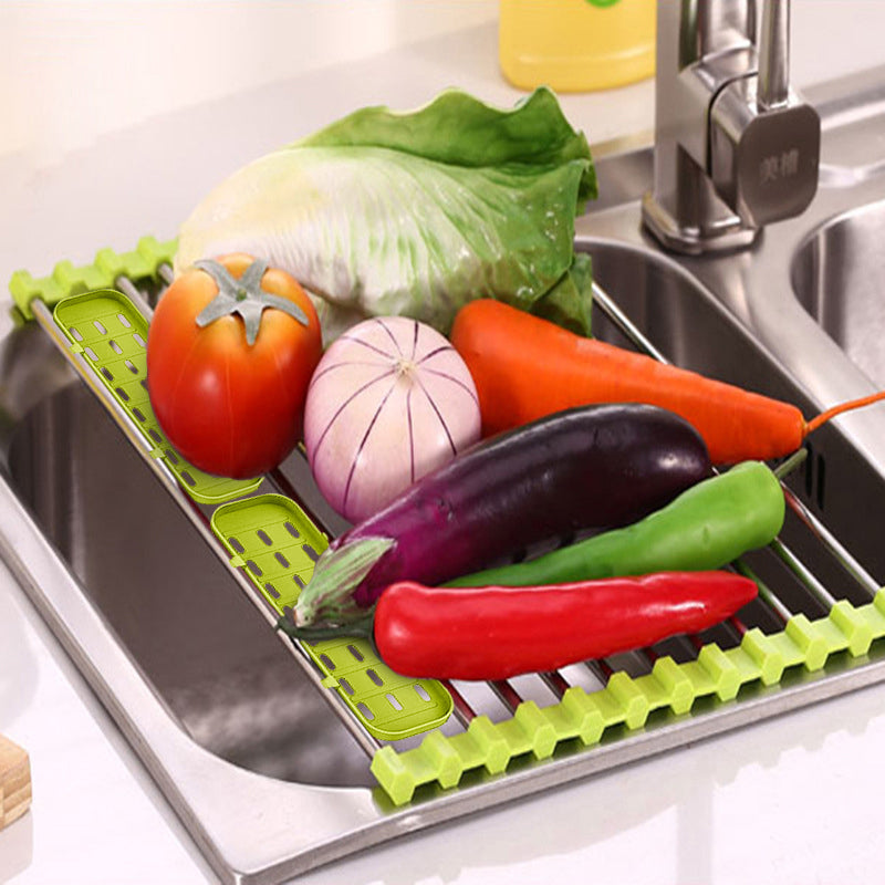 Foldable Roll Up Dish Drying Rack