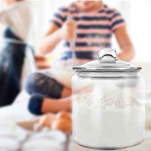 Clear Glass Storage Jar